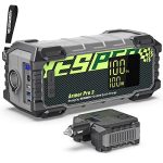 YESPER Portable Power Station,299.52Wh 83200mAh Lithium Battery Outdoor Generator with 120W AC Output,PD100W Type-C Car in/Output, Battery Power Station for Camping Outdoor Adventure Travel