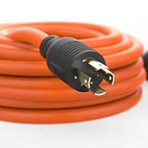 40 Feet NEMA L14-30P/L14-30R Generator Extension Cords, 4 Prong Heavy Duty, 30 Amp,125/250V,Up to 7500W 10AWG Cable and The Cable UL Certification,Orange