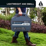 A-ITECH AT20-120001 2000 Watt Portable Inverter Generator Gas Powered Lightweight and Small with Super Quiet Operation for Home or Travel, RV Ready