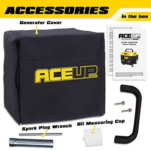Aceup Energy 1,000W Gas-Powered Generator, Portable Generator Camping Ultralight, EPA & CARB Compliant