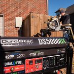 DuroStar DS5000DX 5,000-Watt/4,000-Watt 224cc Electric Start Dual Fuel Portable Generator w/CO Alert