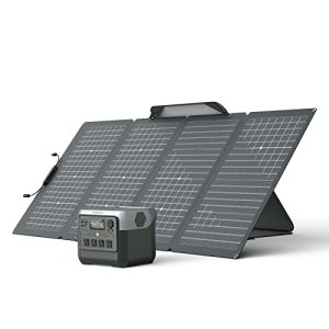 EF ECOFLOW Solar Generator RIVER 2 Pro 768Wh LiFePO4 Battery with 220W Solar Panel