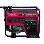 Honda 664350 EM5000SX 120V/240V 5000-Watt 389cc Portable Generator with Co-Minder