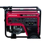 Honda 664360 EM6500SX 120V/240V 6500-Watt 389cc Portable Generator with Co-Minder
