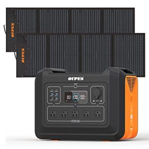 OUPES 2400W Portable Power Station with 240W Panels