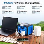 Prostormer Portable Power Station, 201.6Wh Backup Lithium Battery with 110V/240W AC Outlet, Solar Generator (Solar Panel Not Included), LED Lighting for Outdoors Camping Travel Hunting Emergency