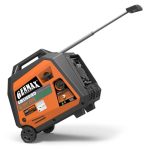 GENMAX Portable Inverter Generator, 3500W Super Quiet Gas or Propane Powered Engine with Parallel Capability, Manual start，Ideal for Camping Travel Outdoor.EPA Compliant