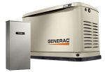 Generac 7224 14kW Air Cooled Guardian Series Home Standby Generator with 100-Amp Transfer Switch - Comprehensive Protection - Smart Controls - Versatile Power - Wi-Fi Connectivity - Real-Time Updates