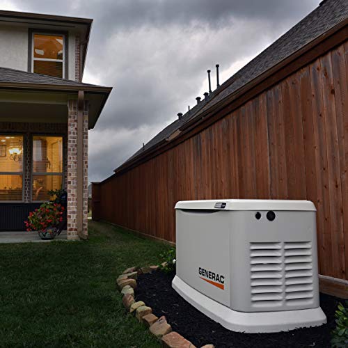 Generac 7224 14kW Air Cooled Guardian Series Home Standby Generator with 100-Amp Transfer Switch - Comprehensive Protection - Smart Controls - Versatile Power - Wi-Fi Connectivity - Real-Time Updates