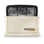 Generac 24000W Natural Gas or LP Gas Portable Generator with 200-Amp SER Transfer Switch, 5-Year Limited Warranty, and True Power Technology