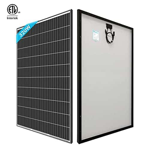 Renogy 2pcs Solar Panel Kit 320W 24V Monocrystalline On/Off Grid for RV Boat Shed Farm Home House Rooftop Residential Commercial House, 2 Pieces, UL Certified