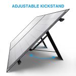 MERRAC Solar Panel, 100W 18V Solar Panel Kit with 2 USB Ports & DC Output, Portable Foldable Solar Battery Charger for Power Station, Outdoors, Camping, RV, Emergency