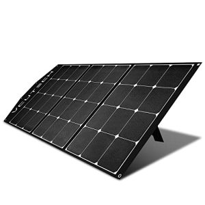 Portable Solar Panels for Power Station, 200 Watt Foldable Solar Panel Kit with MC-4 to XT60 for Power Bank Charging, IP55 Waterproof, Camping Accessories, Solar Generator, RV Accessories by VCUTECH