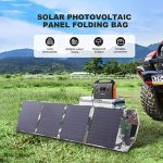 Portable Solar Panels for Camping, 80w Foldable Solar Panels, Camper Solar Panel kit for Power Station Generator, Compatible with Jackery, EF, Bluetti, Anker, Goal Zero Folding Solar Suitcase