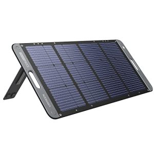 UGREEN 100W Portable Solar Panel - 100 Watt Foldable Solar Charger for PowerRoam Power Station, Adjustable Kickstand for RV, Camping, Outdoors, Blackouts, and More