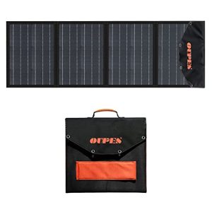OUPES Solar Panel 100W Compatible with Jackery Power Station, Portable Power Panels for OUPES 600/1100/1200/1800W Solar Generators, Ultra-Thin Lightweight High Conversion Efficiency Foldable Outdoor