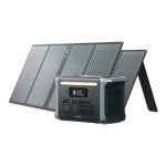 Anker SOLIX F1200 Portable Power Station, PowerHouse 757, 1229Wh Solar Generator, with 2 * 100W Solar Panels, LiFePO4, 6 * 110V/1500W AC Outlets, 2 USB-C Ports 100W Max, LED Light for Outdoor Camping