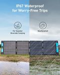 Anker SOLIX F2000 Portable Power Station, PowerHouse 767 and 760 Expansion Battery, with 2×200W Solar Panels, 4096Wh LiFePO4 Battery with 4 AC Outlets Up to 2400W for Home, Outdoor Camping, RV