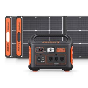 Jackery Solar Generator 1000 with 2 solarsage 100W Panels