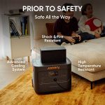 Jackery Solar Generator 2000 Plus 200W, 2042Wh LiFePO4 Battery 3000W Output, Portable Power Station with 1X200W Solar Panel, Fast Charging in 2H, Expandable for Outdoor RV Camping and Home Emergency