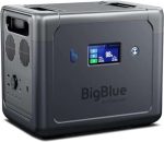 【2Hrs Charge to 100%】BigBlue 2500W Portable Power Station with 10ms UPS, CellPowa2500 1843Wh LifePo4 Home Battery Backup, Solar Generator with APP and GPS, 6 AC(5000W Surge) for Camping, Power Outage