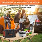 Takki 300W Portable Power Station, Camping Solar Generator with 110V AC Outlet DC USB Ports Battery Backup Power Supply for Home Use, CPAP, Fan, Laptop, Mini Fridge, Emergency, Gift