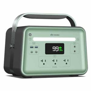 Yoshino Solid-State Portable Power Station B660 SST, 603Wh Backup Battery with 3x AC Outlets 660W, Smart APP Control, Solar Generator (Solar Panel Optional) for Camping, Outdoor, Emergency, RVs