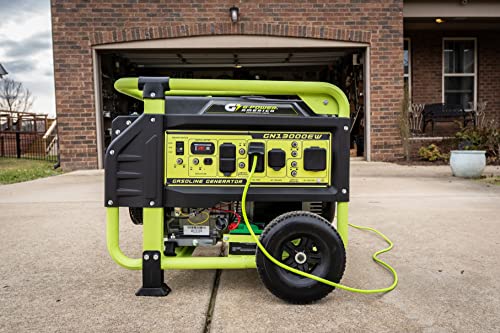 13000 Watt Gasoline Powered Portable Generator, Recoil/Electric Start, 12V-8.3A Charging Outlets, Home Back Up & RV Ready, 49 State Approved