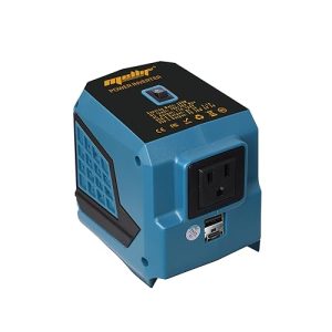 200W Power Inverter for Makita 18V Battery (Battery NOT Included) Portable Power Station w/AC Outlet USB-A Type-C Ports LED Light Outdoor Generator for Road Trip, Home Emergency, Laptop etc.