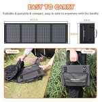 296Wh Portable Power Station with 40W Solar Panel, Solar Generator Outdoor Backup Battery Supply with AC Outlet for Camping, Home Emergency, Traveling, RV Trip