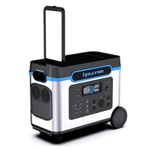 3000W Portable Lithium Battery Power Station - 3200Wh, AC/DC/USB, Multiple interfaces, Emergency backup Generator for Home, Camping, CPAP (300W, 500W, 1000W, 3000W)