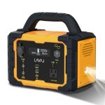 300W Portable Power Station, 294Wh Backup Lithium Battery, 110V/300W AC Outlet, Solar Generator for Home, RV, Outdoor, Camping and Emergencies use