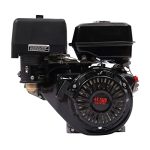 420cc 15HP Gas Engine 4-Stroke Diesel Engine Single Cylinder Gas inclined Engine, OHV Industrial Grade Replacement Gas Motor with Air-Cooling, Gas Motor Go Kart Motor Engine for Garden Farming