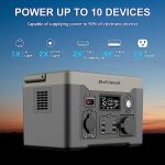 600W Portable Power Station 569.7Wh Portable Power Generation equipment AC socket camping RV travel home emergency charging generator.