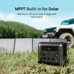 70mai Portable Power Station Tera 1000, 1043Wh Battery Solar Generator (Solar Panel Optional) 3x1200W AC Outlets, 0-80% in 1Hour, for Home Backup Power, Camping & RVs