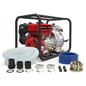 A-iPower AWP80 7.0HP 208cc 3 Inch Gas Engine Trash Water Pump