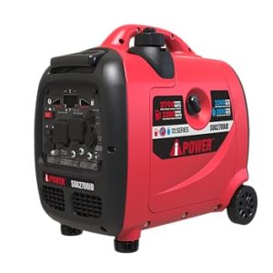A-iPower Portable Inverter Generator Dual Fuel, 2700W RV Ready, EPA & CARB Compliant, Portable Light Weight For Backup Home Use, Tailgating & Camping (SUA2700iD)