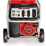 A-iPower SUA10000EC 10000-Watt Portable Generator W/Electric Start CARB Complied, 10000 Rated Watt/8000 Running Watt, Red & Gary