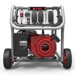 A-iPower SUA4500 Portable Generator 4500 Watt, Gas Powered Generators for Home Use and RV Ready, 120/240V Transfer Switch, RV Ready 30A Outlet, Wheel Kit, California CARB Compliant
