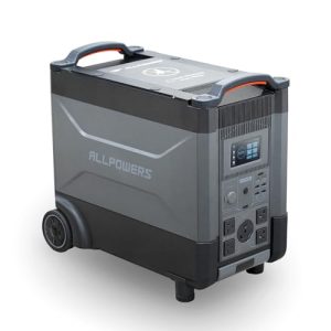 ALLPOWERS R4000 Portable Power Station, 3456Wh LiFePO4 Portable Home Battery, Huge 3600W AC Output x5, 1.2H Fast Charge, UPS Solar Generator For Home Use RV Travel Outdoor Camping