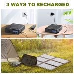 ALLPOWERS S200 Portable Power Station with SP026 Portable Solar Panel Included, 200W 154Wh Solar Generator with 60W Foldable Solar Panel, Solar Backup Power for Home Use RV Camping Emergency