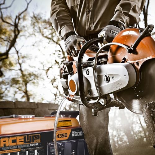 Aceup Energy 4,350 Watt Portable Generator Gas Powered Equipment with Wheels Kit, 30A Outlet, EPA & CARB Compliant