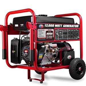 All-Power APGG12000 Portable Generator, 12000 Watt, Red/Black