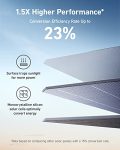 Anker 531 Solar Panel, 200W Foldable Portable Solar Charger, IP67 Waterproof, 23% Higher Energy Conversion Efficiency, Smart Sunlight Alignment, for Camping, RV (Only for 767 Powerhouse) (Renewed)