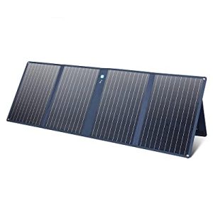 Anker 625 Solar Panel with Adjustable Kickstand, 100W Portable Solar Generator, Compatible with Powerhouse 256Wh, 512Wh, and 1229Wh (Sold Separately), for Camping, Hiking, Blackouts, and More