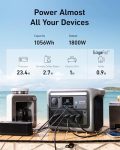 Anker SOLIX C1000 Portable Power Station, 1800W Solar Generator, Full Charge in 58 Min with UltraFast Charge Mode, LiFePO4 Power Station for Outdoor Camping(Optional Solar Panel) (Renewed)
