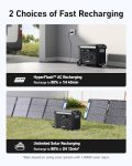 Anker SOLIX F2600 Portable Power Station, 2400W (Peak 3600W) Solar Generator, GaNPrime Battery Generators for Home Use, 2560Wh LiFePO4 Power Station for Outdoor Camping, and RVs (Solar Panel Optional) (Renewed)