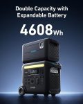 Anker SOLIX F2600 Portable Power Station, 2400W (Peak 3600W) Solar Generator, GaNPrime Battery Generators for Home Use, 2560Wh LiFePO4 Power Station for Outdoor Camping, and RVs (Solar Panel Optional) (Renewed)