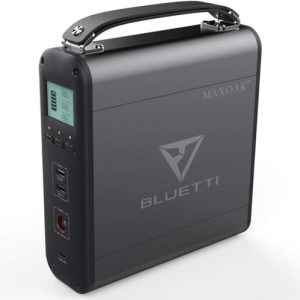 BLUETTI Portable Power Station AC20, 200Wh Battery Backup w/ 1 120W AC Outlets, Type-C, USB-A, Solar Generator for Road Trip, Off-grid, Power Outage (Solar Panel Optional)