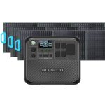 BLUETTI Portable Power Station AC200L with 3 200W Solar Panel Included, 2048Wh LiFePO4 Battery Backup w/ 4 2400W AC Outlets (3600W Power Lifting), Solar Generator for Camping, Home Use, Emergency